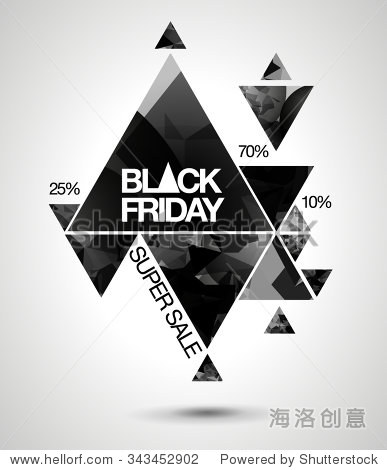 black friday sale background and web banner with