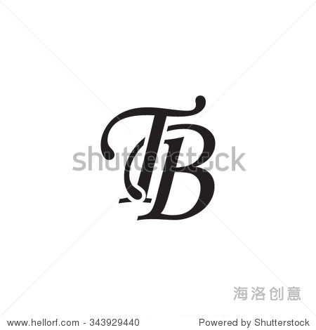TB initial monogram logo - 站酷海洛正版图片, 