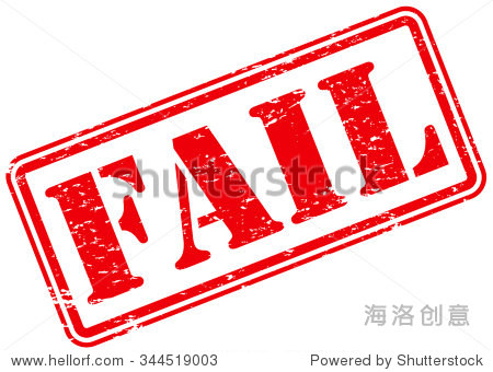 fail rubber stamp sign grunge symbol