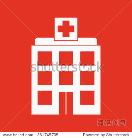 the hospital icon.