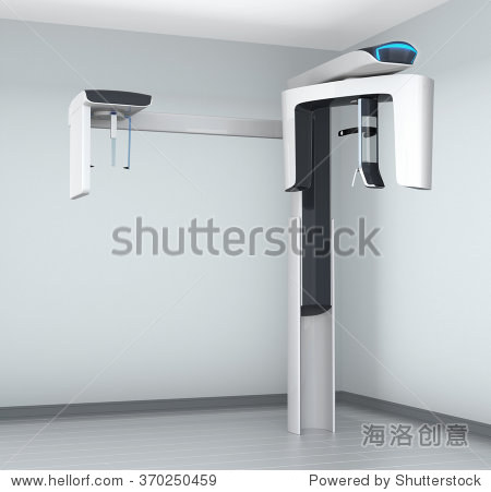 牙CT扫描仪在诊所内的设备。 - 医疗保健,科技