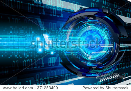 dark blue light abstract technology background for computer