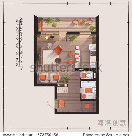建筑平面图的颜色 公寓 背景 素材,室内 站酷海洛创意正版图片,视频,音乐素材交易平台 Shutterstock中国独家合作伙伴 站酷旗下品牌