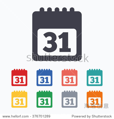 colored flat icons on white background.