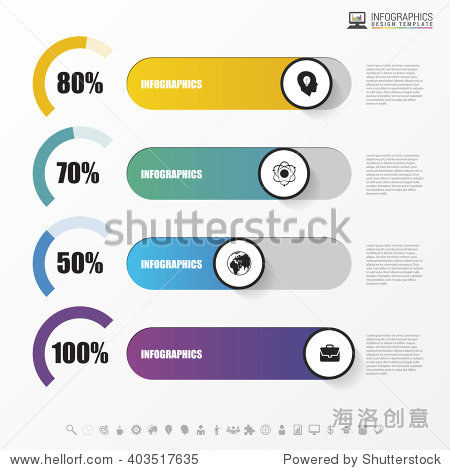 chart template in modern style.