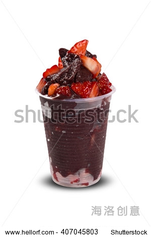 巴西莓果亚马逊的塑料杯 - 食品及饮料 - 站酷海