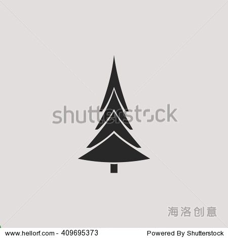 fir-tree logo vector illustration.