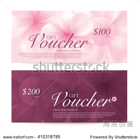 wellness spa yoga banner template gift voucher vector