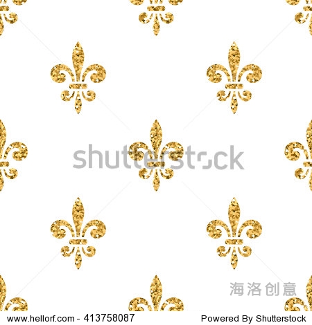 gold glitter and white template. floral texture.