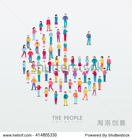 creative people icon collection vector design