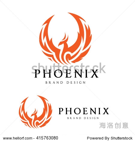 phoenix logo template. - 图片素材 - 站酷海洛plus