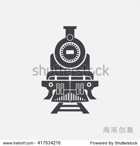 蒸汽火车图标,火车图标矢量,火车,火车平坦的图