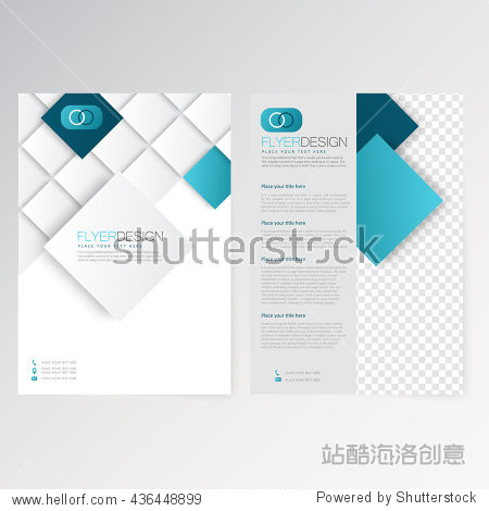 vector template flyer design layout brochure newsletter