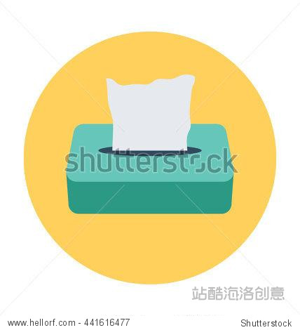 tissue box vector icon