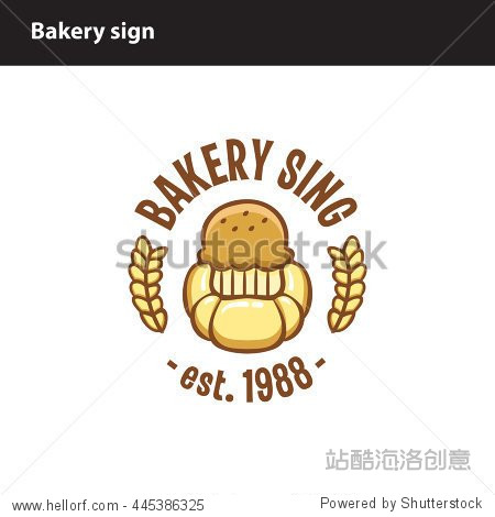 hand drawn logo for bakery