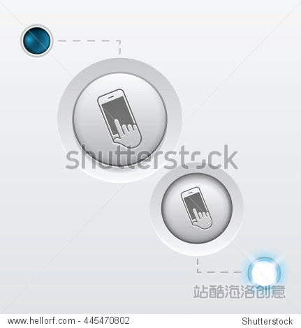 gif turn on and off vector illustration. eps10.