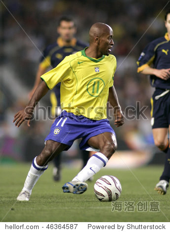 西班牙巴塞罗那--可能。25:巴西球员泽罗伯托为