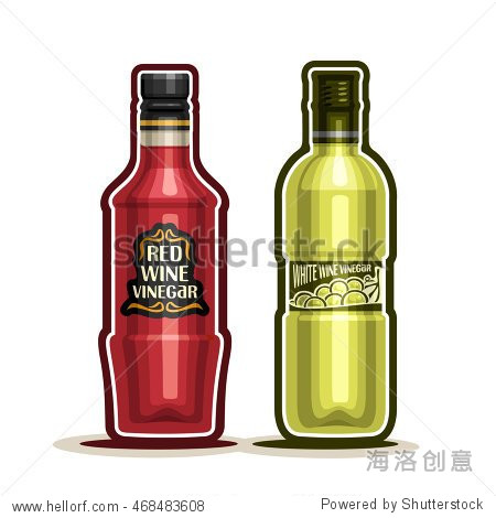 vectorlogoredandwhitewinevinegarottlescontainergrape