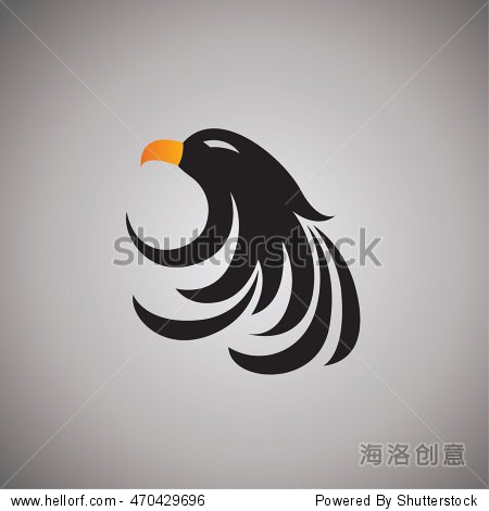 hawk logo ideas design vector illustration on background