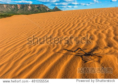 sand dunes of jalapao region at tocantins state brazil