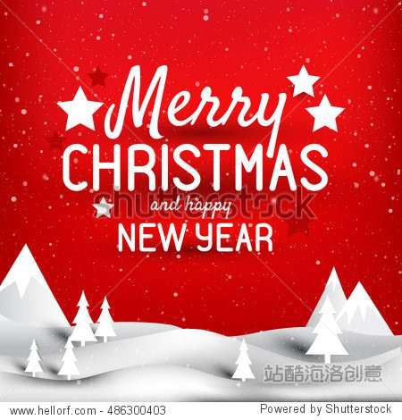 mary christmas and happy new year greeting card background