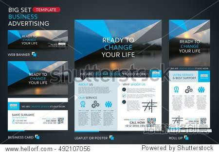 vector brochure flyer design layout template for