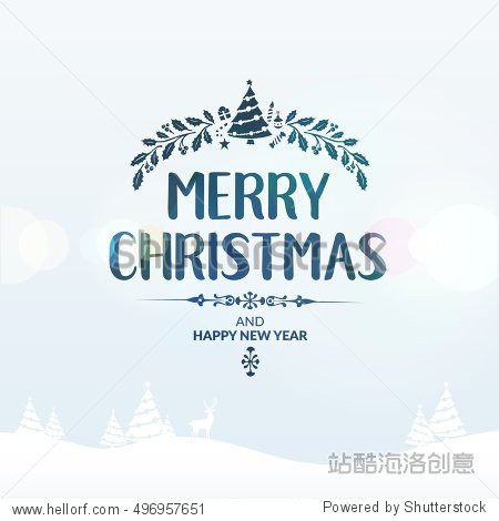 handwriting text design with winter holidays calligraphy.