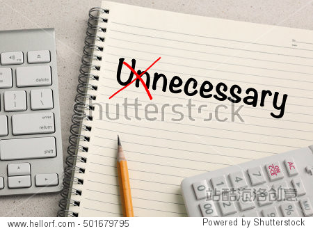 change of unnecessary to necessary