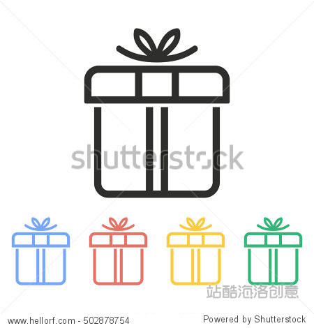 gift box vector icon.