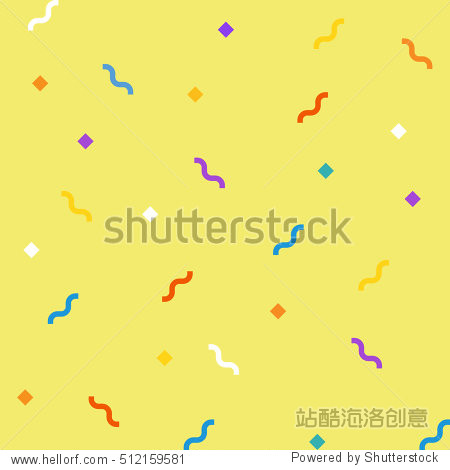 vector holiday pattern background. yellow vector seamless print.