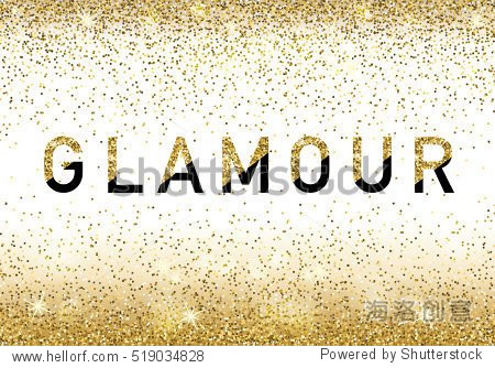 glamour invitation card, fashion show, vip. gold