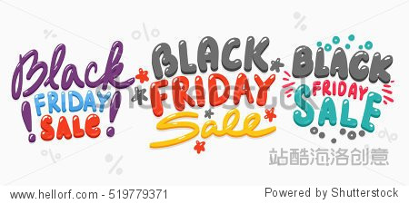 new offer. vector illustration. black friday badges and labels.
