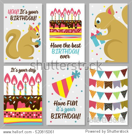 hand drawn card for birthday, anniversary, party invitations