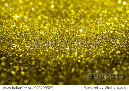 gold sparkling glitter bokeh background.