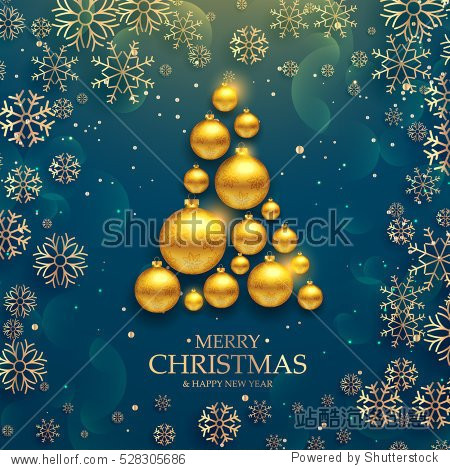 snowflake frame and sparkles. gold christmas balls450_470