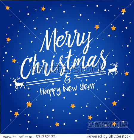 square merry christmas greetings card suitable for invitation