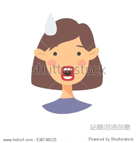 hand drawn vector drawing emoticon