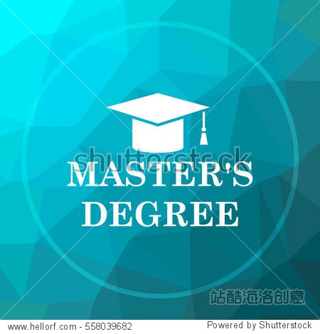 master"s degree icon.
