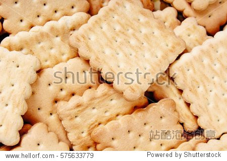 biscuit sweet cookie cracker background.