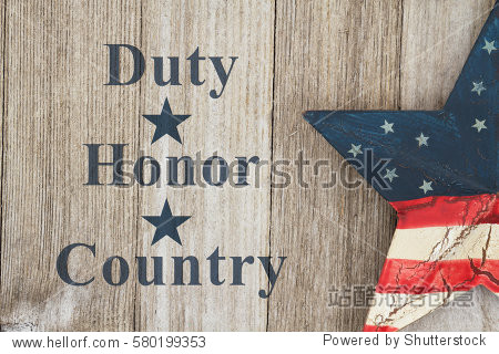 duty honor and country message usa patriotic old