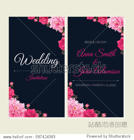 wedding collection wedding design invitation card romantic