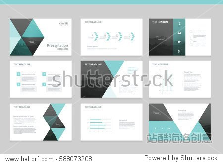 page layout design template for presentation and