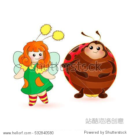 kawaii characters in cartoon style. funny little friends.