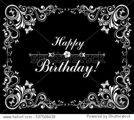 happy birthday card.