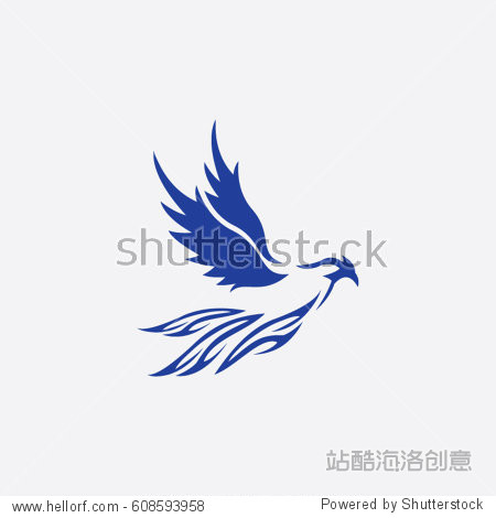 phoenix icon logo animal bird