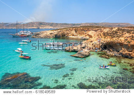 comino small island of the maltese archipelago/ comino/ sea ead