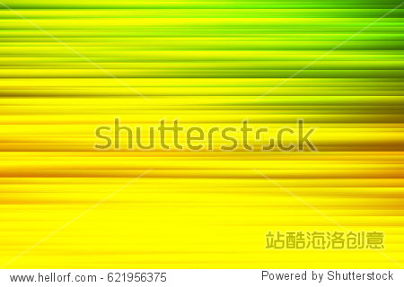 blurred lines of yellow green and orange blend to