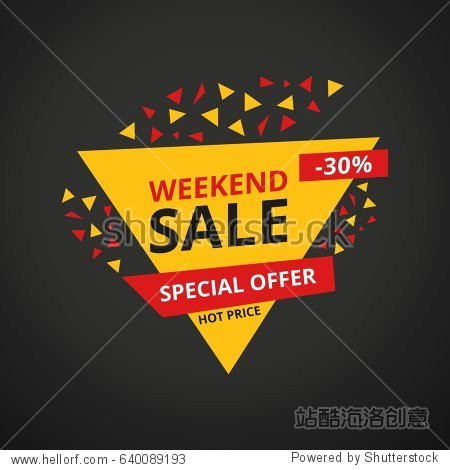 big sale special offer discounts 30% off. vector illustration.