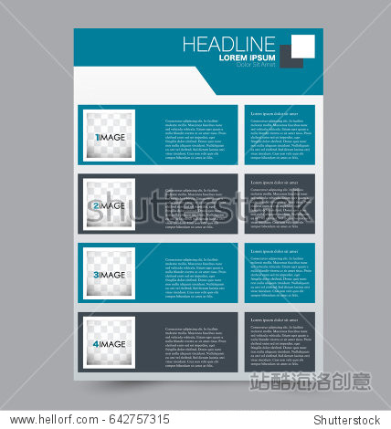 flyer template. business brochure. annual report