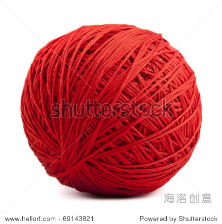 red ball of yarn